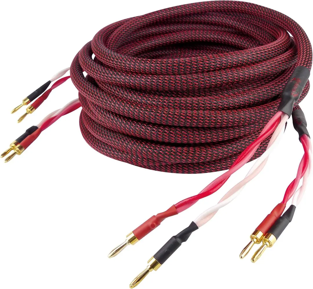 Dynavox Perfect Sound Luidsprekerkabel 2x 5m Zwart/Rood