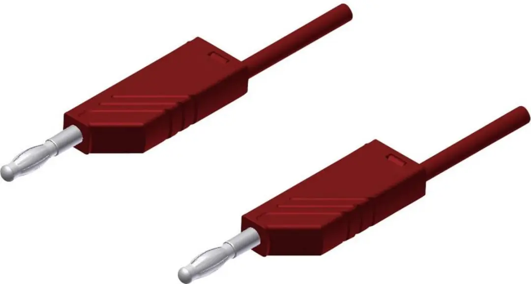 Hirschmann MLN 200/2,5 RT Meetsnoer 2m Rood - afbeelding 6 van 6