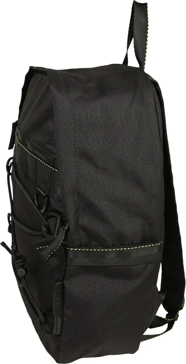 TOM TAILOR Laptop rugzak Rugzak met laptopvak Jon Backpack Black Zwart
