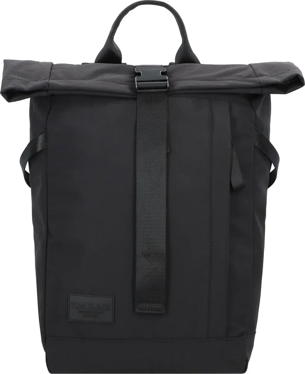 TOM TAILOR Laptop rugzak Rugzak met laptopvak Boston Backpack Black Zwart