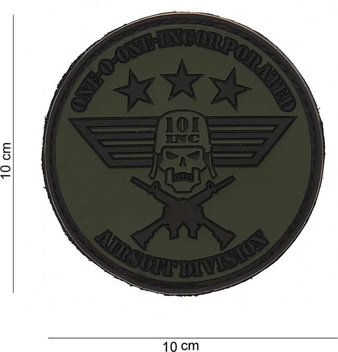 101 Inc Embleem 3D PVC Rond
