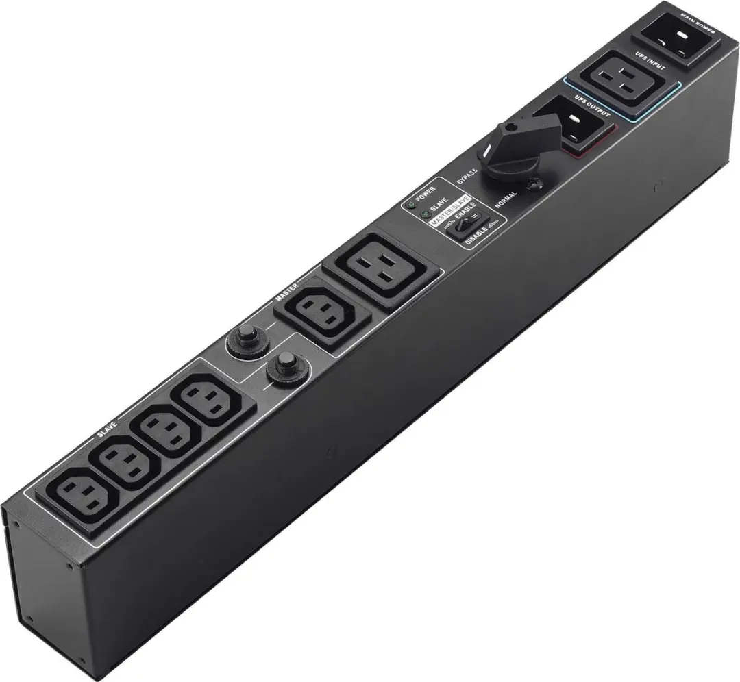 PowerWalker MBS19 IEC Maintenance Switch Zwart - afbeelding 3 van 5