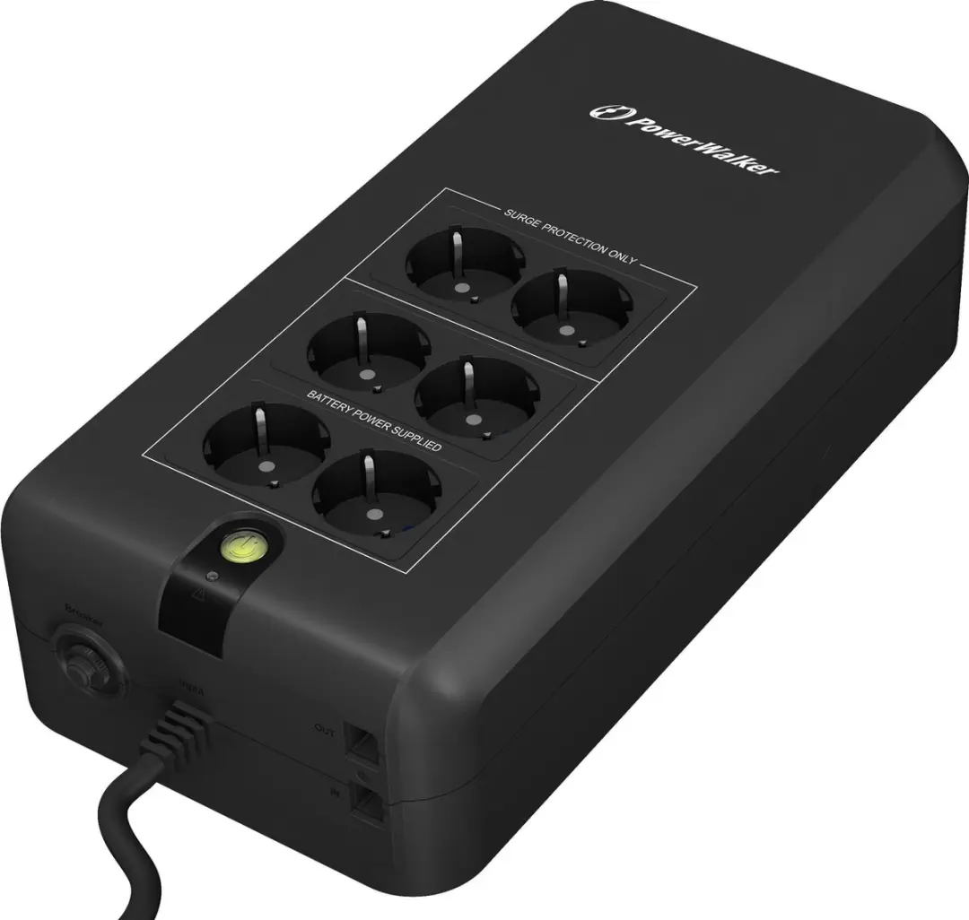 PowerWalker VFD 800 APFC UPS 420W - afbeelding 3 van 4