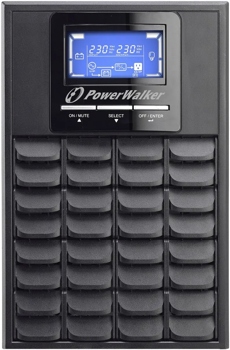 PowerWalker VFI 1000C LCD UPS - 1200W - afbeelding 2 van 5