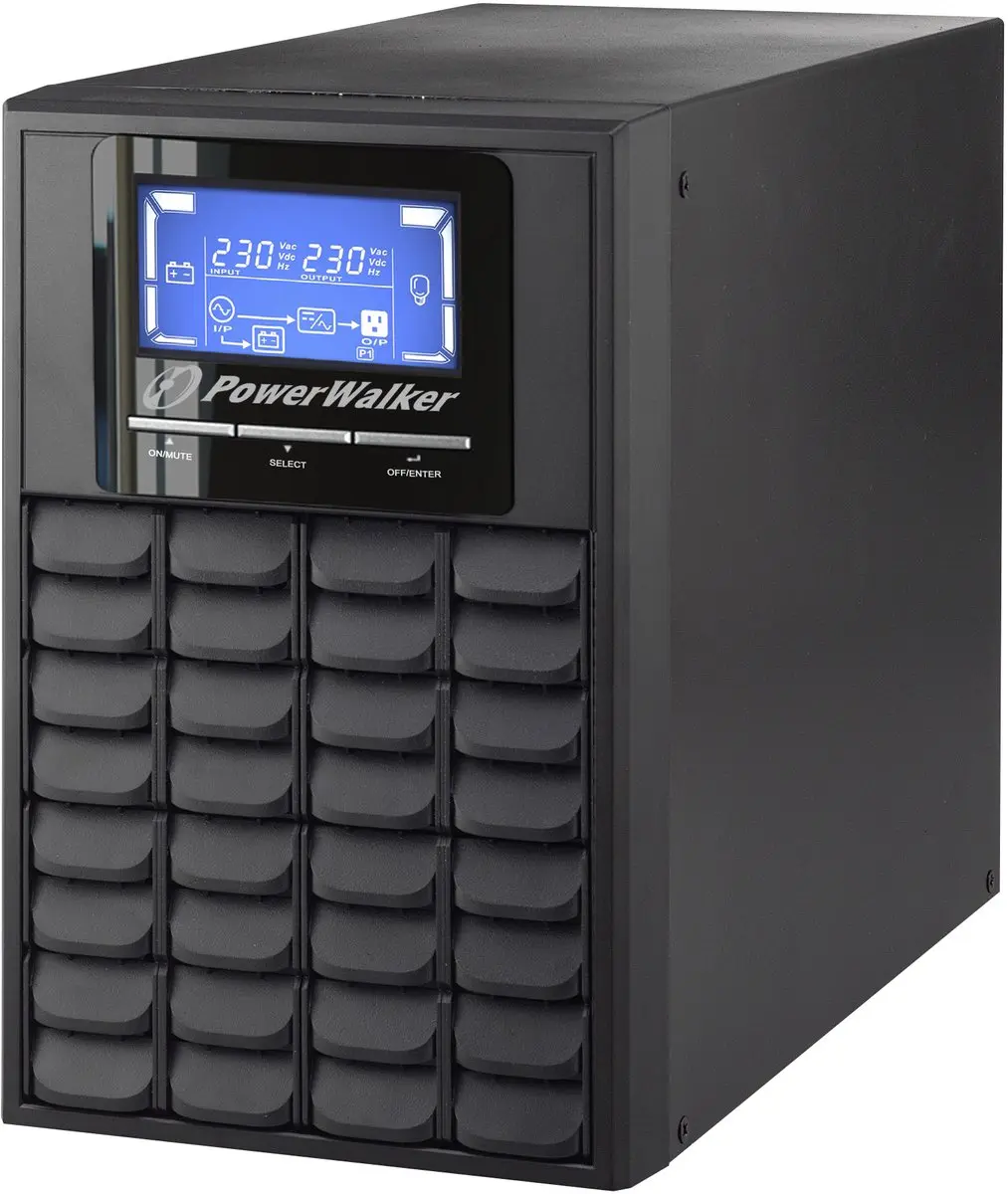 PowerWalker VFI 1000C LCD UPS - 1200W - afbeelding 5 van 5