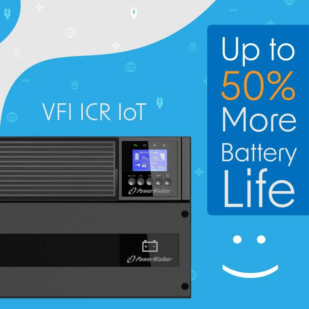 PowerWalker VFI 1000 ICR IoT UPS - afbeelding 3 van 6