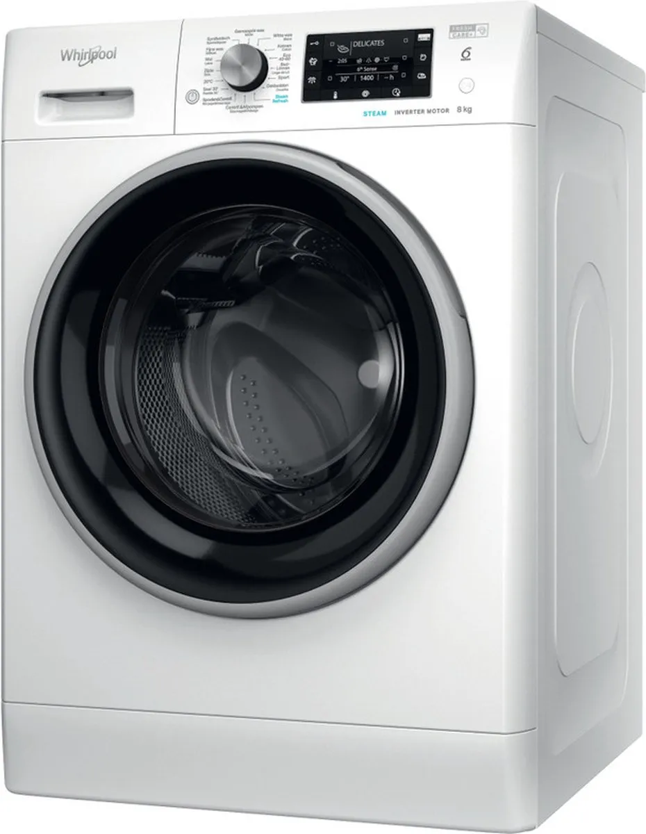 Whirlpool FFD 8489E BSV BE Wasmachine 8 kg 1400 RPM - Wit - afbeelding 6 van 6