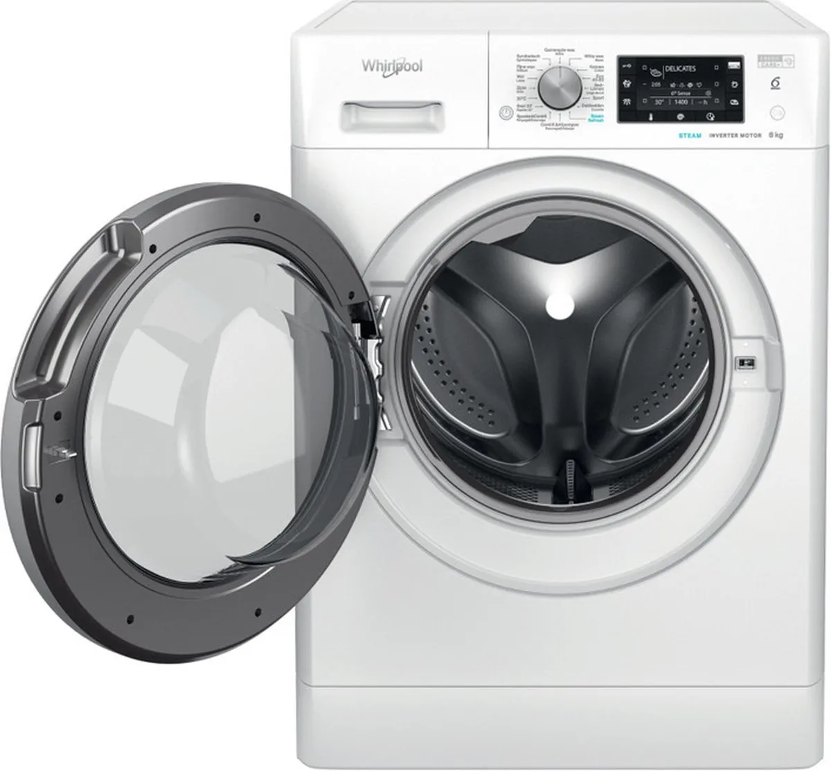 Whirlpool FFD 8489E BSV BE Wasmachine 8 kg 1400 RPM - Wit