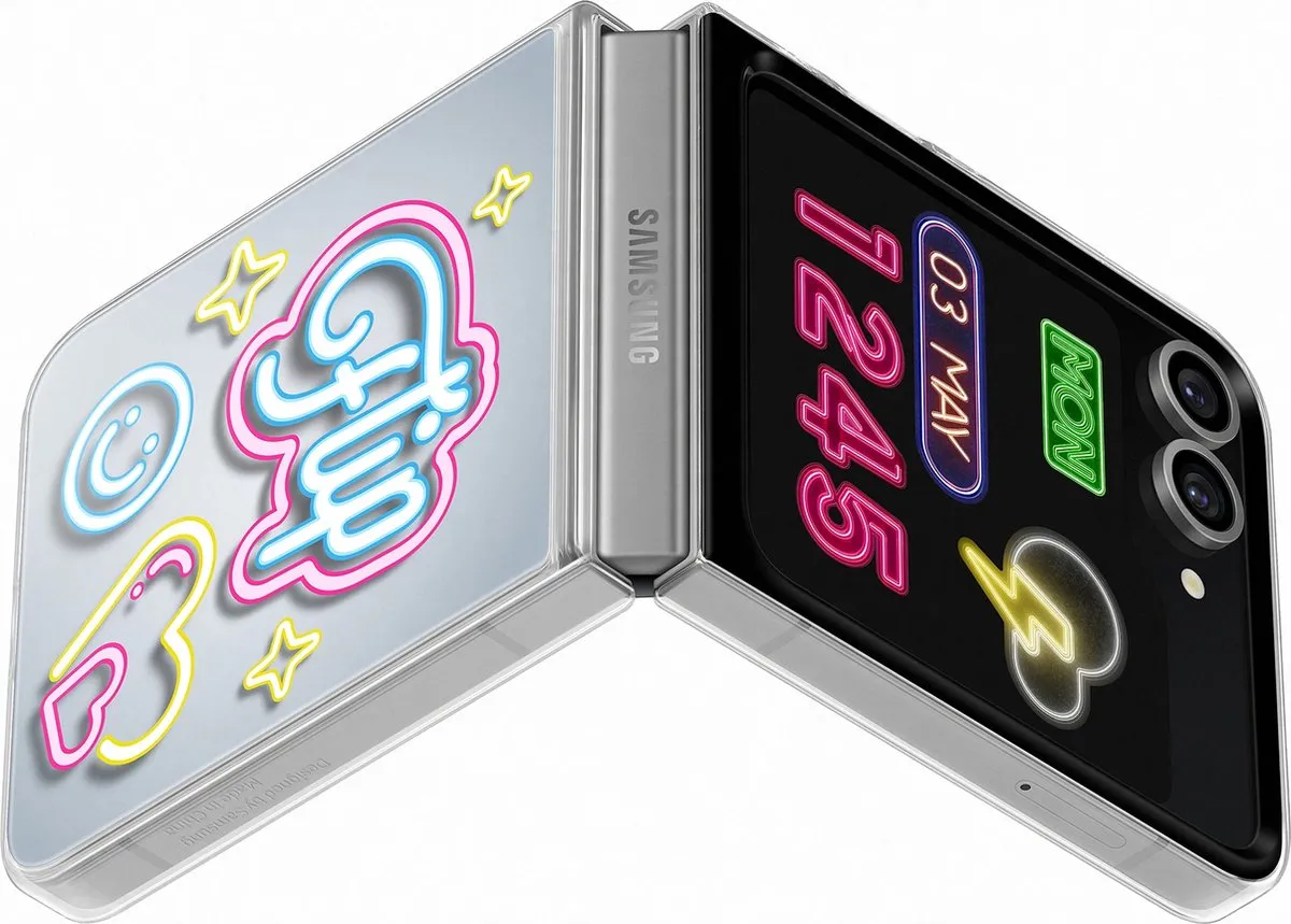 Samsung Galaxy Z Flip6 EF-ZF741CTEGWW Hoesje - Transparant - afbeelding 6 van 6