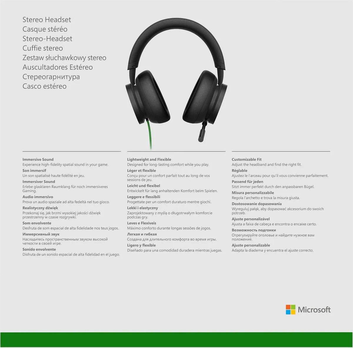 Xbox Bedrade Stereo Headset - Zwart