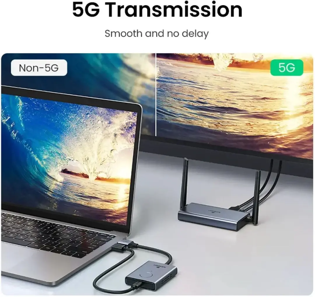 UGREEN CM506 Draadloze HDMI Extender 1080p Grijs - afbeelding 5 van 6