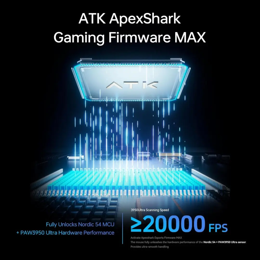 ATK F1 V2 Ultimate Draadloze Gaming Muis - afbeelding 6 van 6
