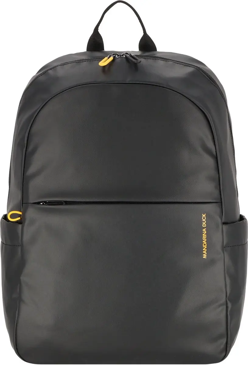 MANDARINA DUCK laptop rugzak rugzak met laptopvak Eco Coated Backpack Black zwar