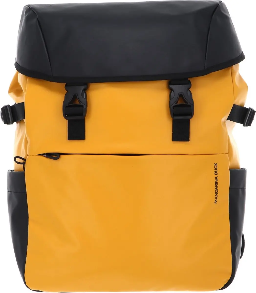MANDARINA DUCK laptop rugzak rugzak met laptopvak Eco Coated Backpack Duck Yello