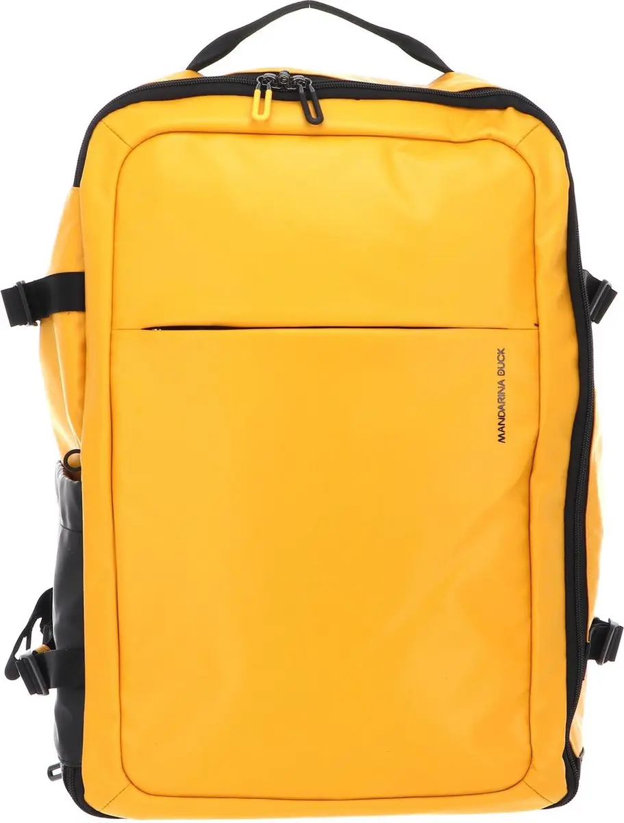 MANDARINA DUCK laptop rugzak rugzak met laptopvak Eco Coated Backpack Duck Yello