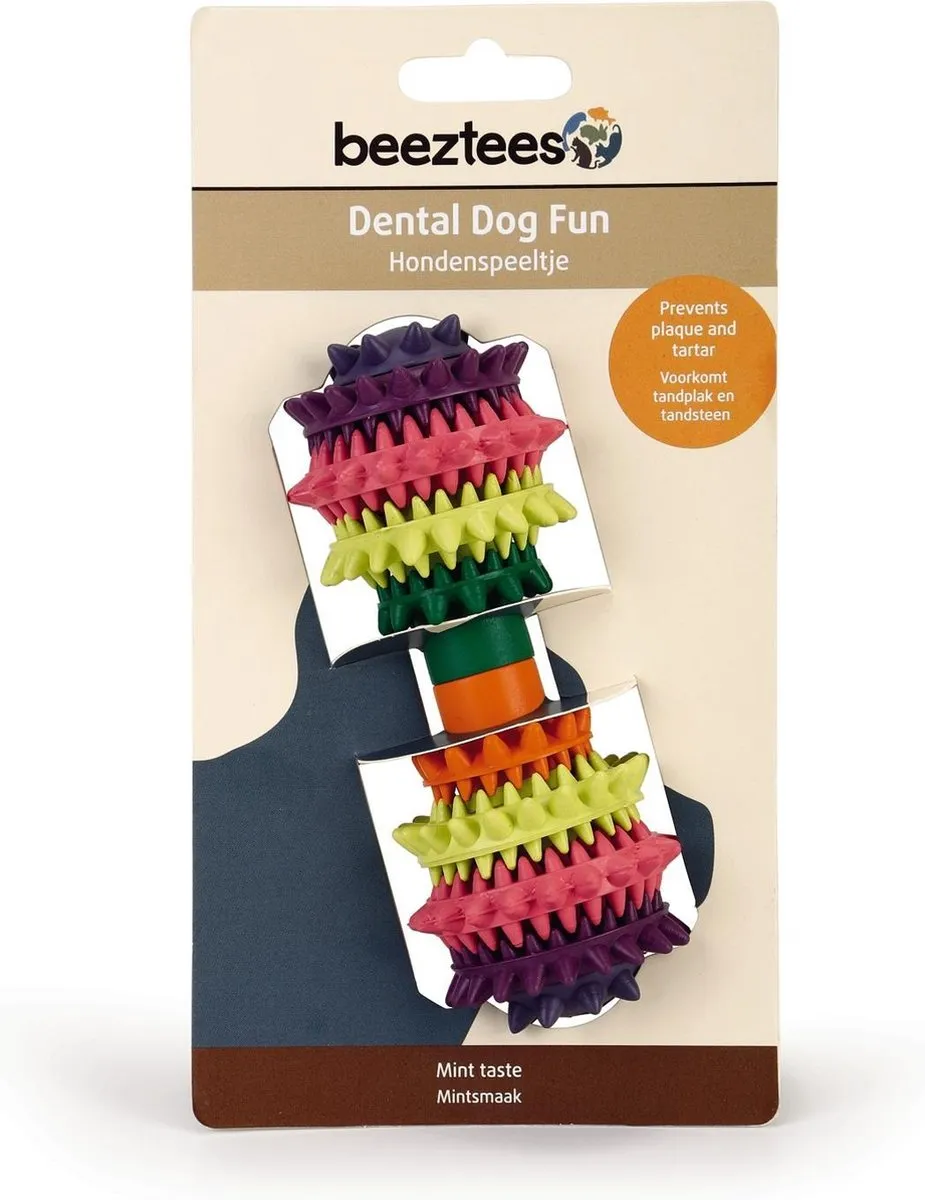 Beeztees Halter Dental Care Hondenspeelgoed - Regenboog