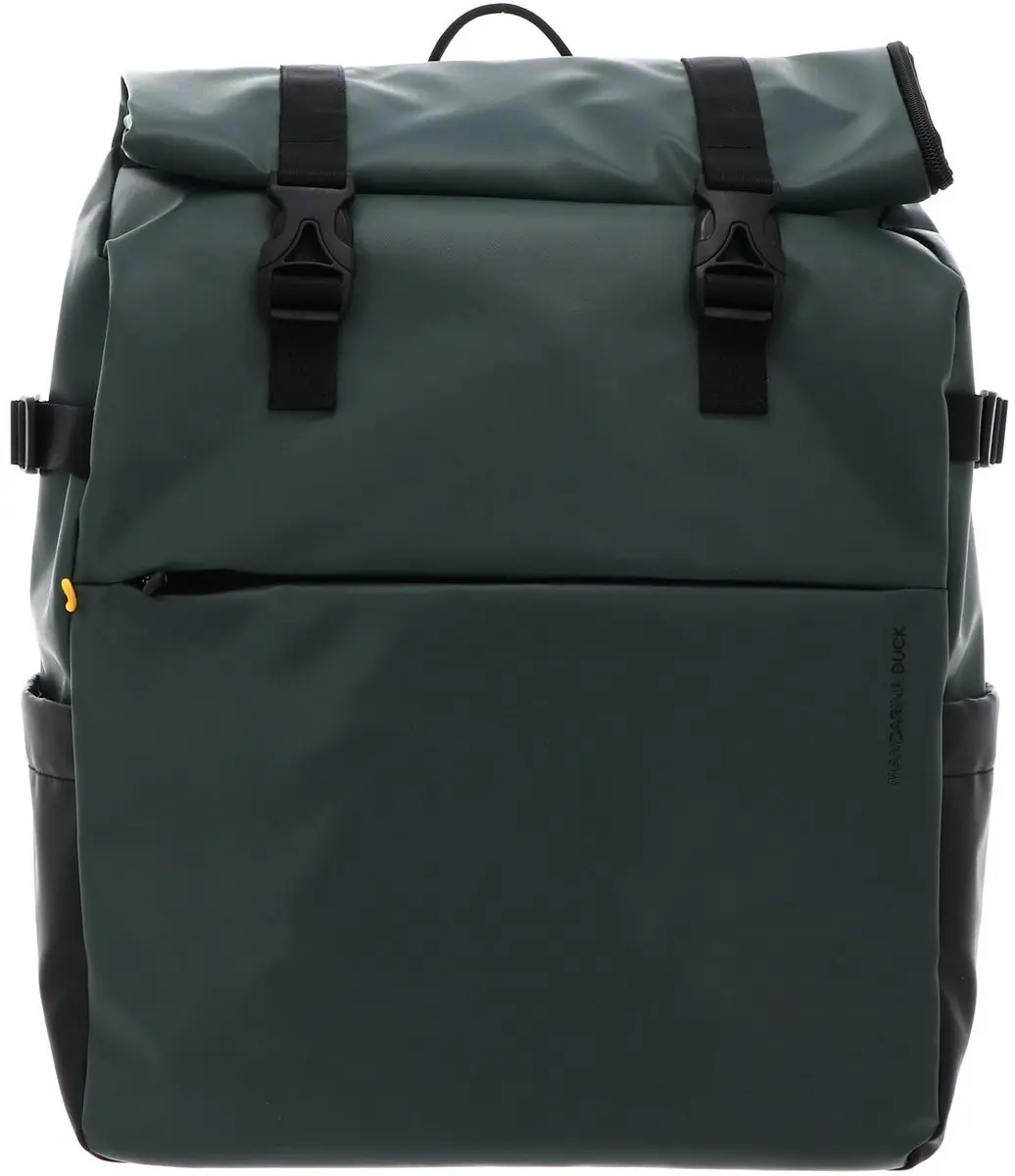 MANDARINA DUCK laptop rugzak rugzak met laptopvak Eco Coated Backpack Deep Green