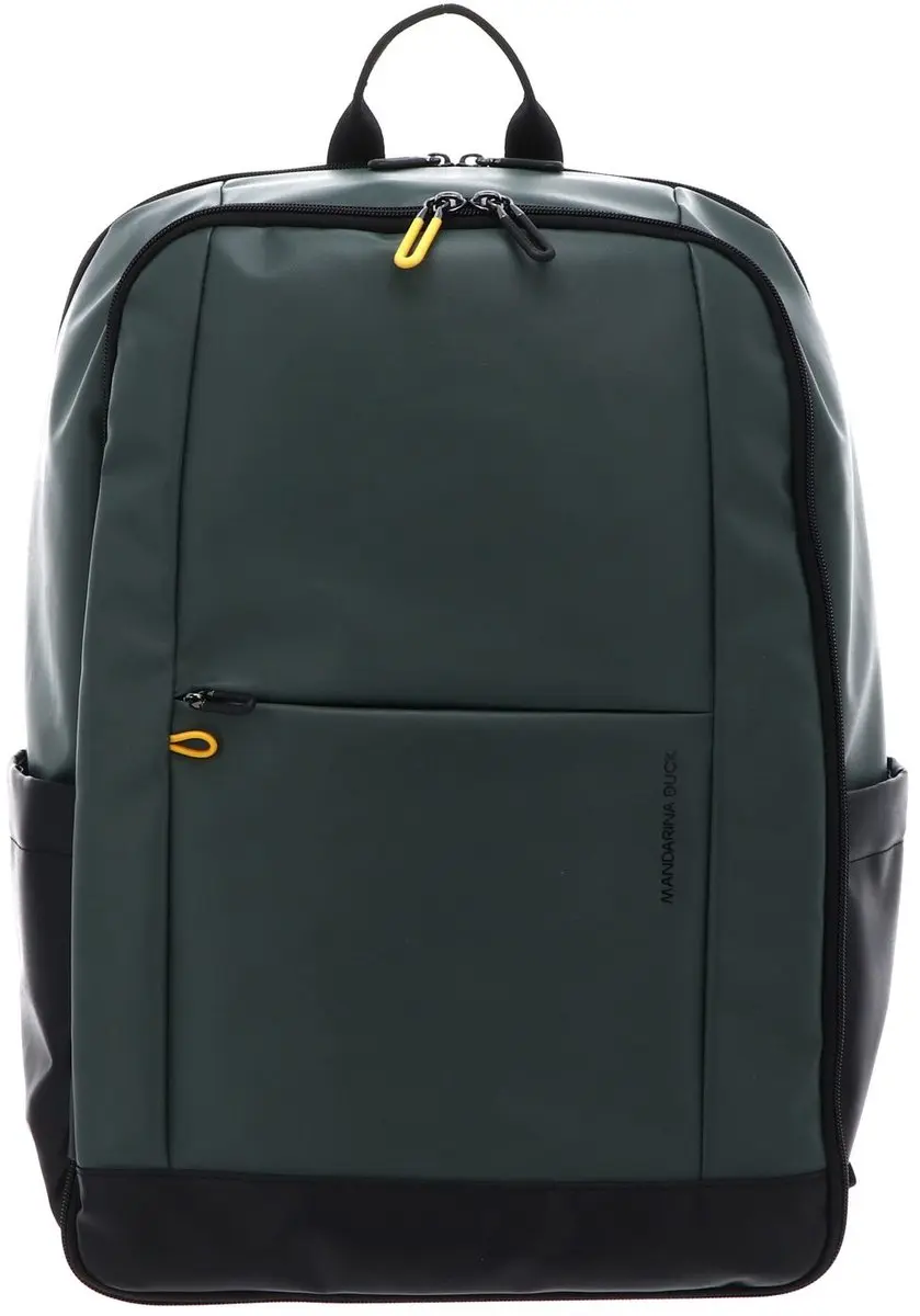 MANDARINA DUCK laptop rugzak rugzak met laptopvak Eco Coated Backpack Deep Green