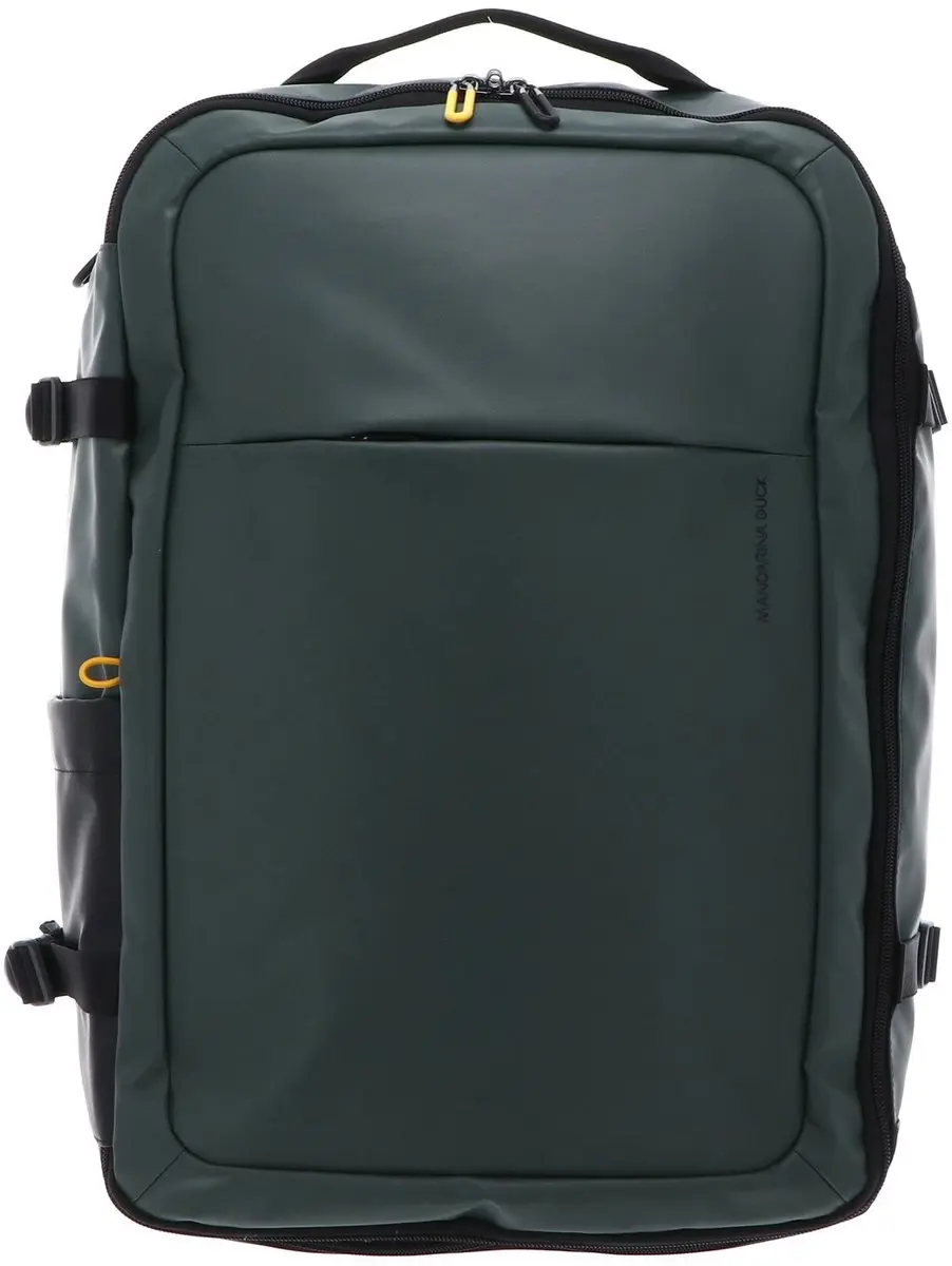 MANDARINA DUCK laptop rugzak rugzak met laptopvak Eco Coated Backpack Deep Green