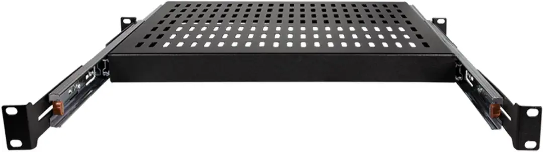 Logilink SF1S65B Uitschuifbaar legbord 19" 1HE 800mm Zwart - afbeelding 3 van 6