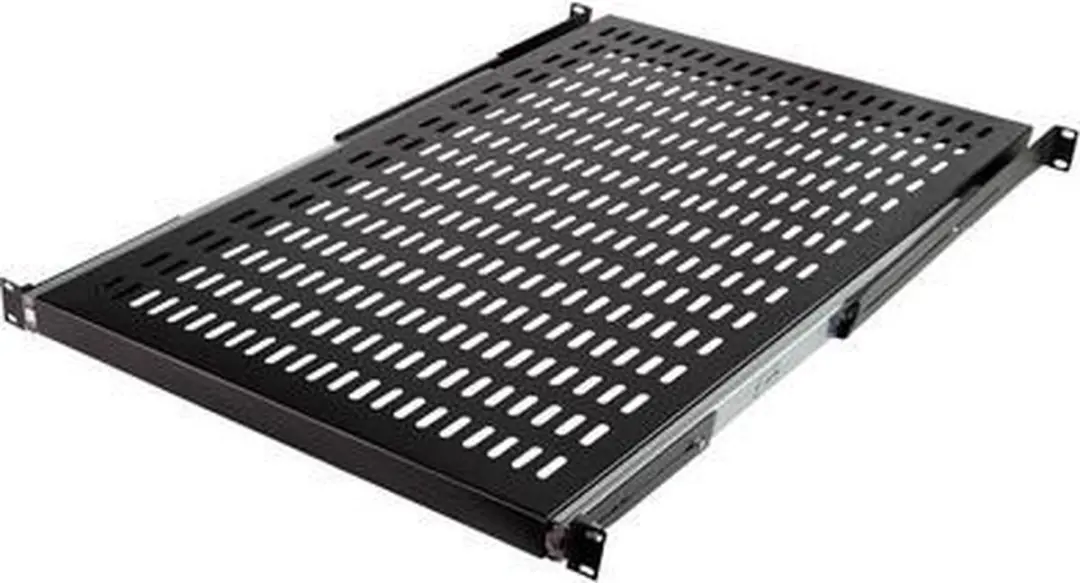 Logilink SF1S65B Uitschuifbaar legbord 19" 1HE 800mm Zwart - afbeelding 6 van 6