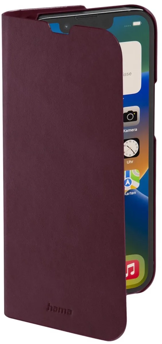 Hama Booklet Guard Pro iPhone 14 - Bordeaux - afbeelding 6 van 6