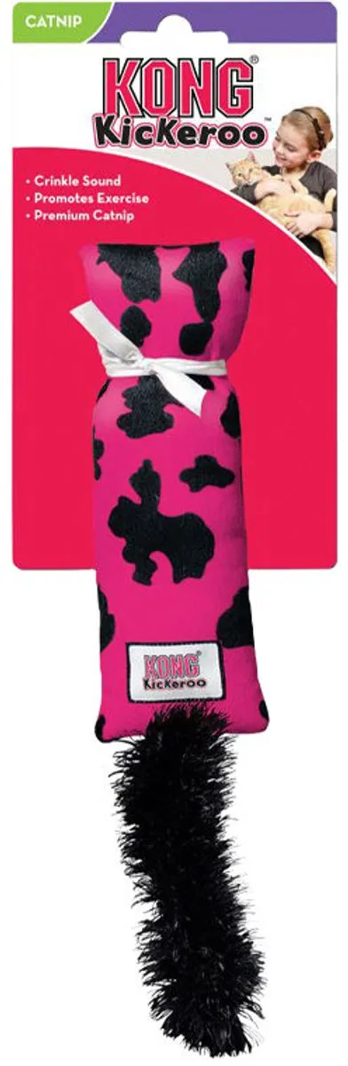 KONG Kat Kickeroo Speelmuis Giraffeprint - Bruin