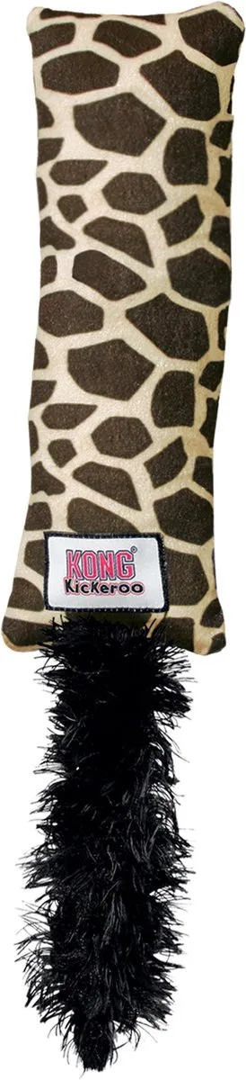KONG Kat Kickeroo Speelmuis Giraffeprint - Bruin