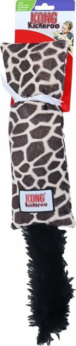 KONG Kat Kickeroo Speelmuis Giraffeprint - Bruin - afbeelding 6 van 6