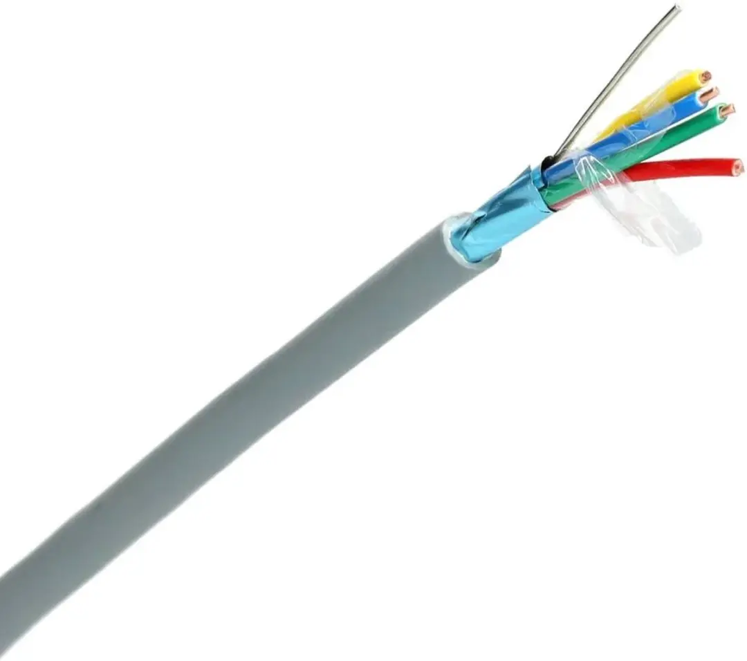 Dynamic signaalkabel afgeschermd Y(st)Y 1x4x0.8mm² Dca-s2,d0,a3 grijs per rol 1