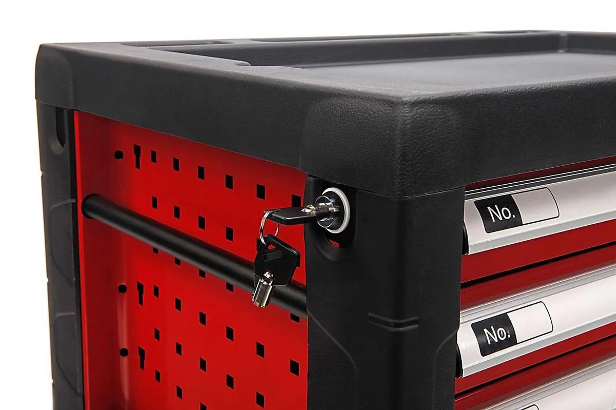 HBM 4 Laden Gereedschap Opzetkast - Rood