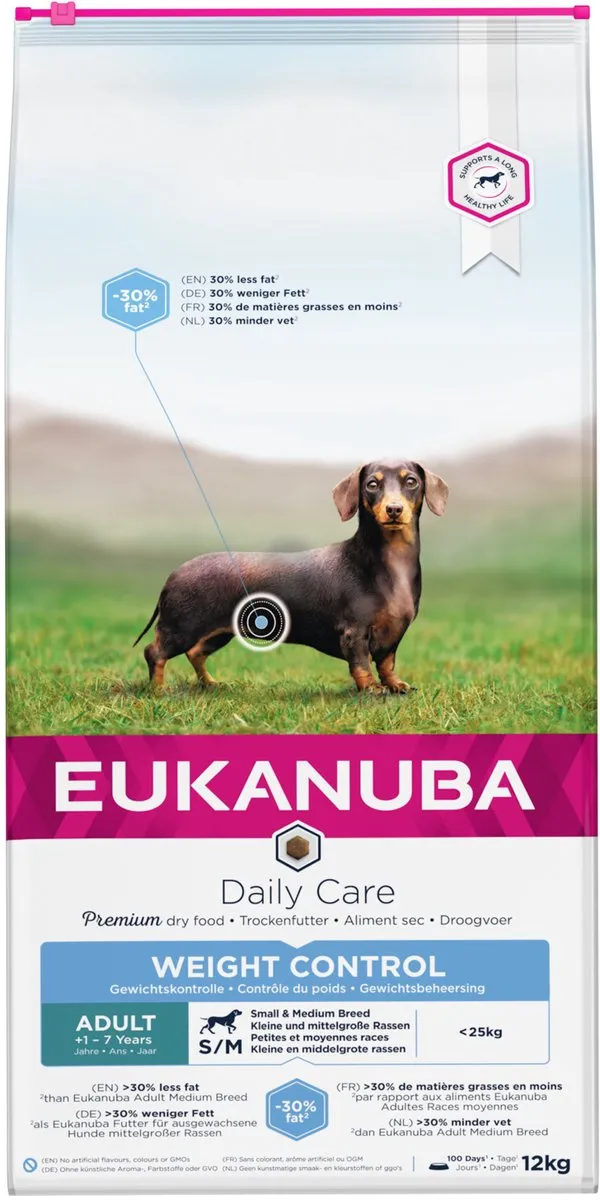 Eukanuba Adult Medium Ras Hondenvoer Kip 12kg