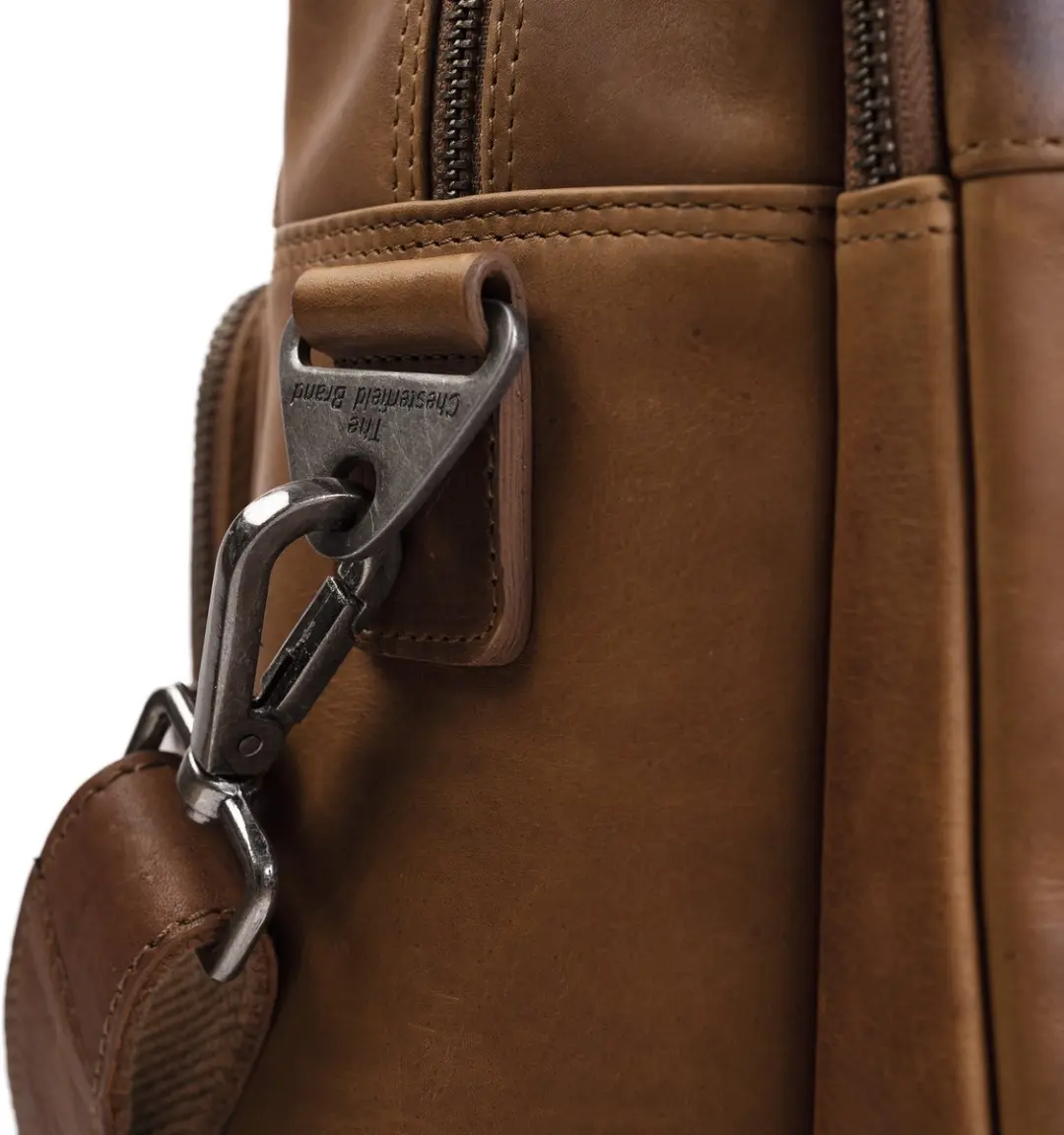 Chesterfield Misha Leren Laptoptas 17 inch Cognac - afbeelding 3 van 6