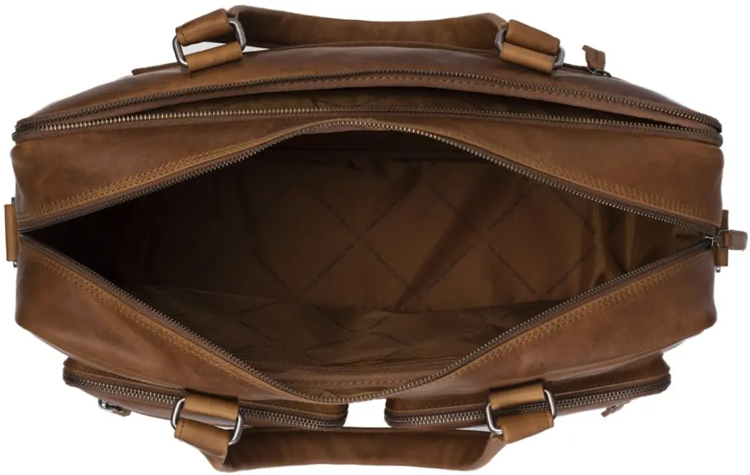 Chesterfield Misha Leren Laptoptas 17 inch Cognac - afbeelding 2 van 6