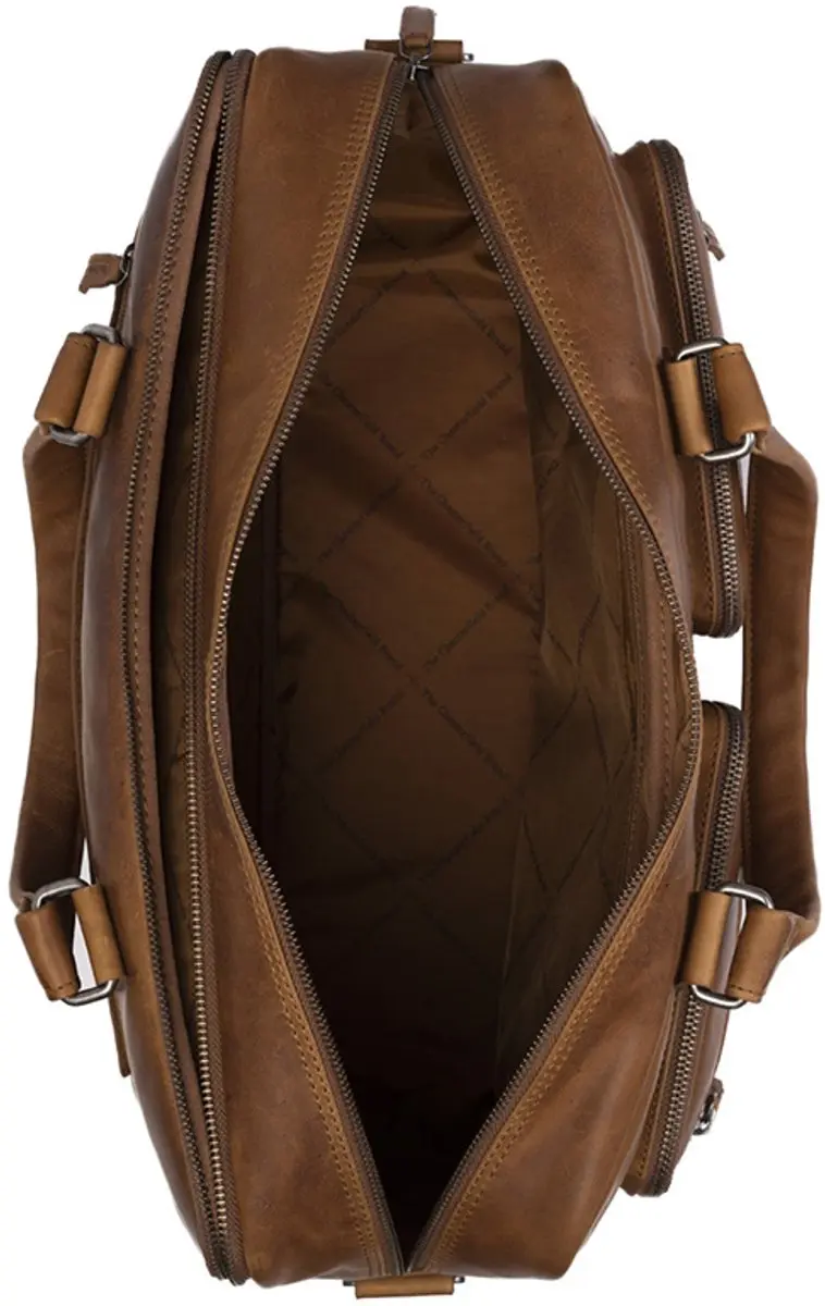 Chesterfield Misha Leren Laptoptas 17 inch Cognac - afbeelding 6 van 6