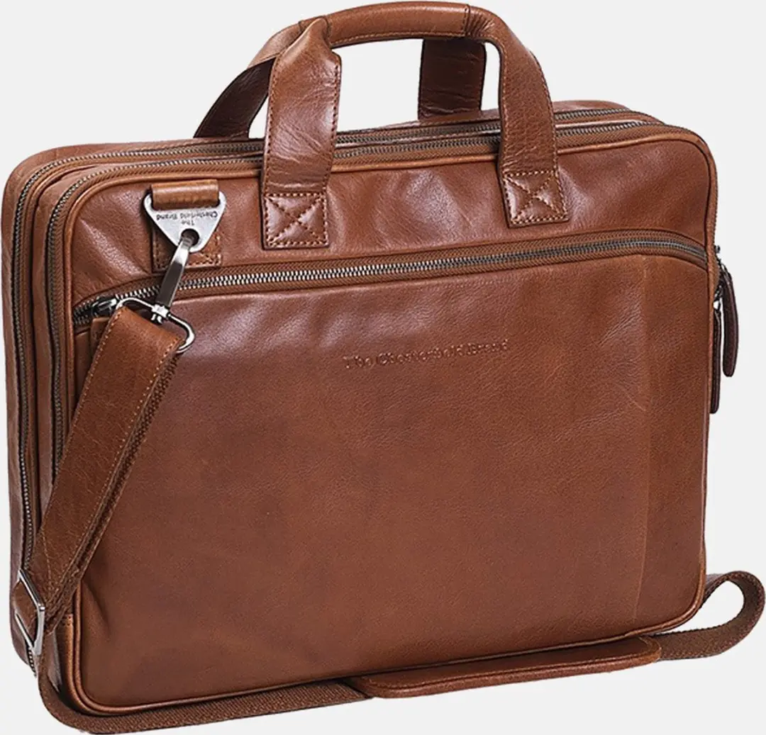 Chesterfield Manuel Leren Laptoptas