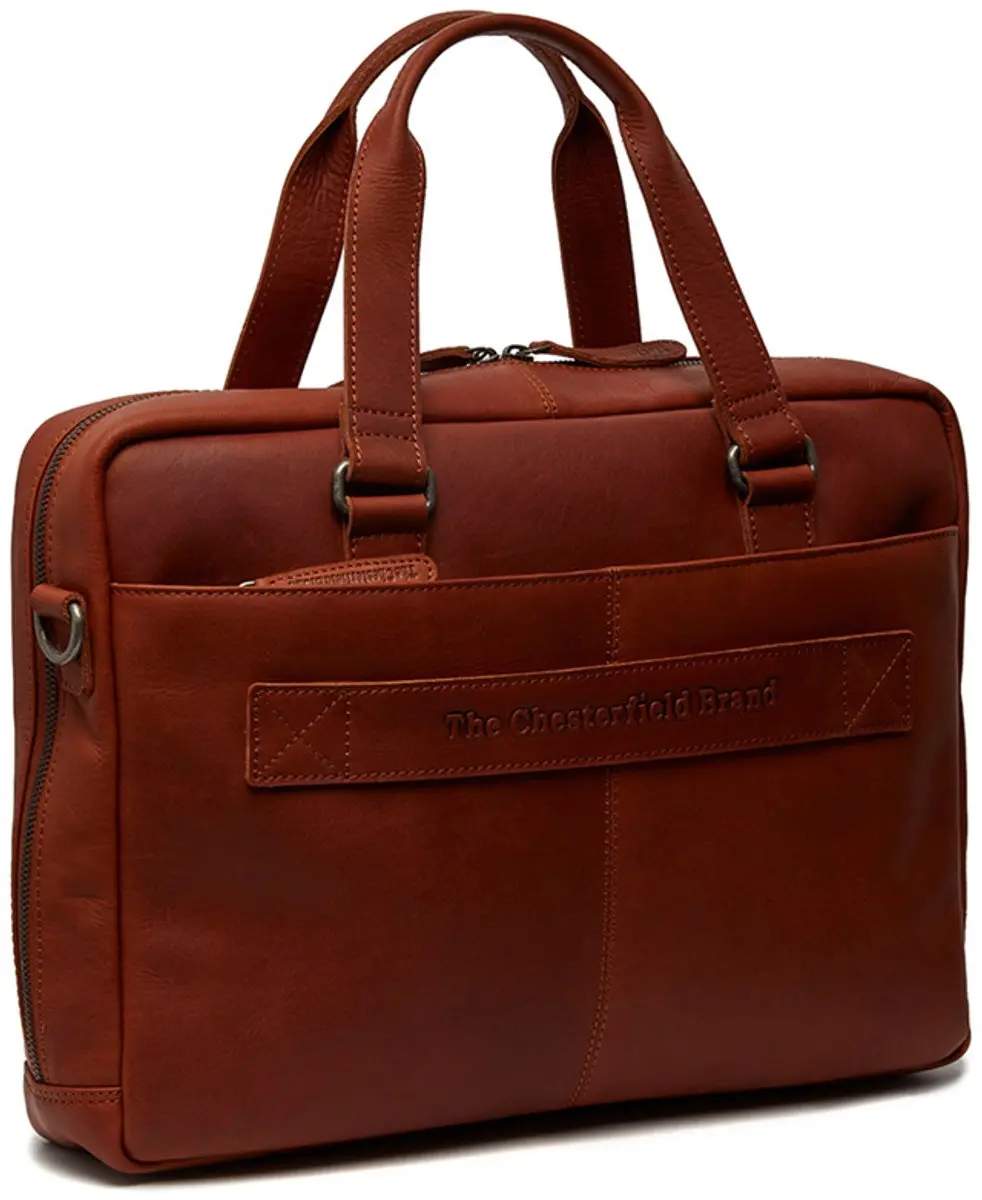 Chesterfield Laptoptas Waxed Pull Up