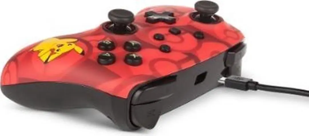 PowerA Verbeterde bedrade controller Pikachu Switch - Rood - afbeelding 2 van 6