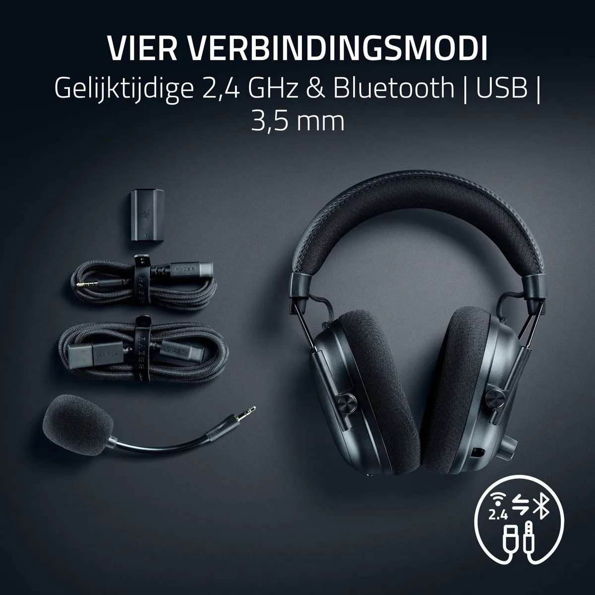 Razer BlackShark V3 Pro RZ04-05400800-R3M1 Gaming Headset - Meerkleurig
