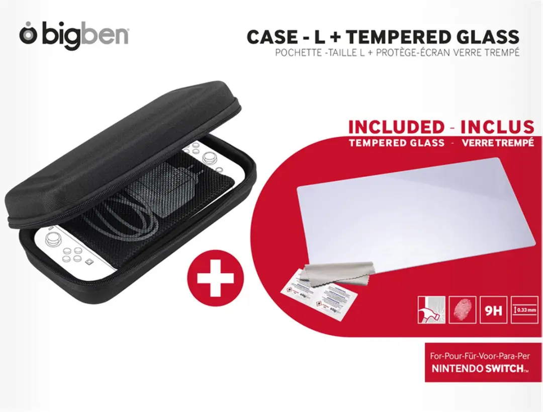 Bigben Nintendo Switch Accessoire Pack Zwart - afbeelding 5 van 6