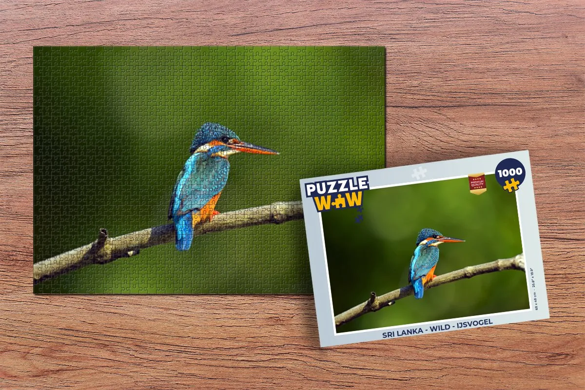 PuzzleWow IJsvogel Legpuzzel 1000 Stuks - Multicolor
