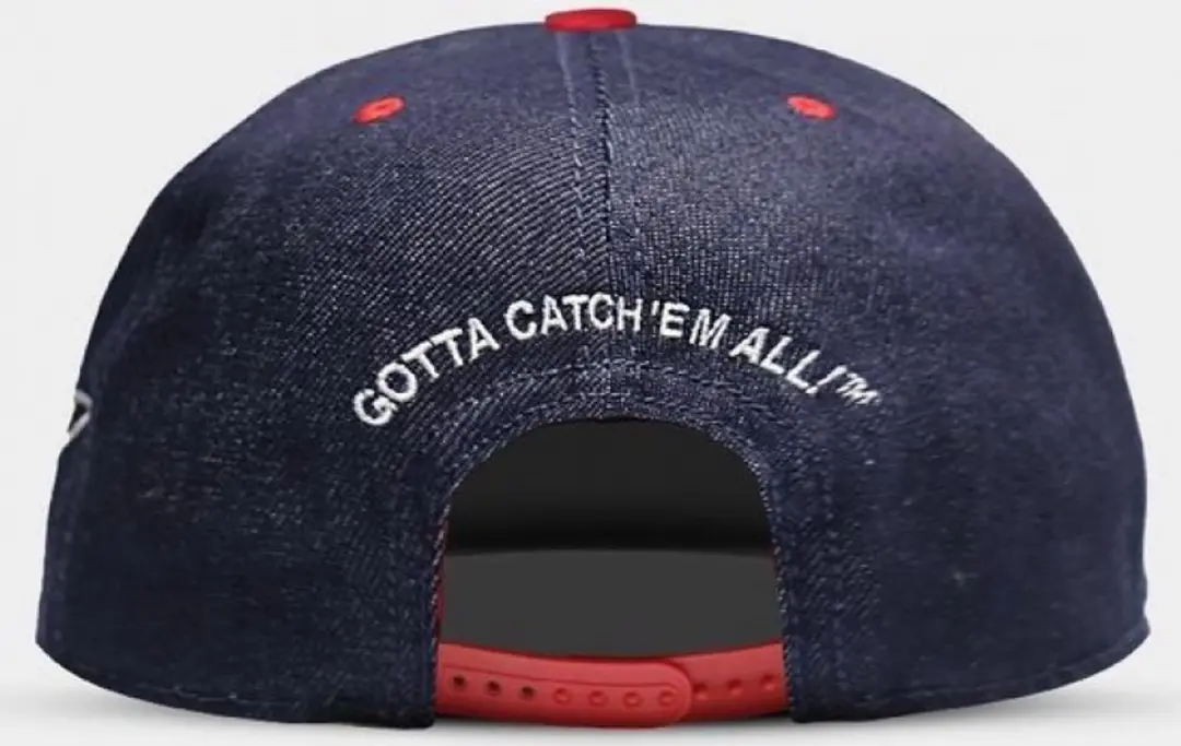 Pokémon Denim Snapback Pet - Blauw - afbeelding 2 van 6