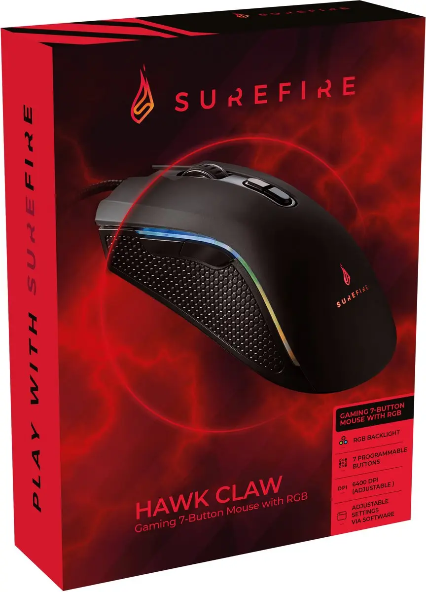 Verbatim Hawk Claw Gamingmuis 7-knops