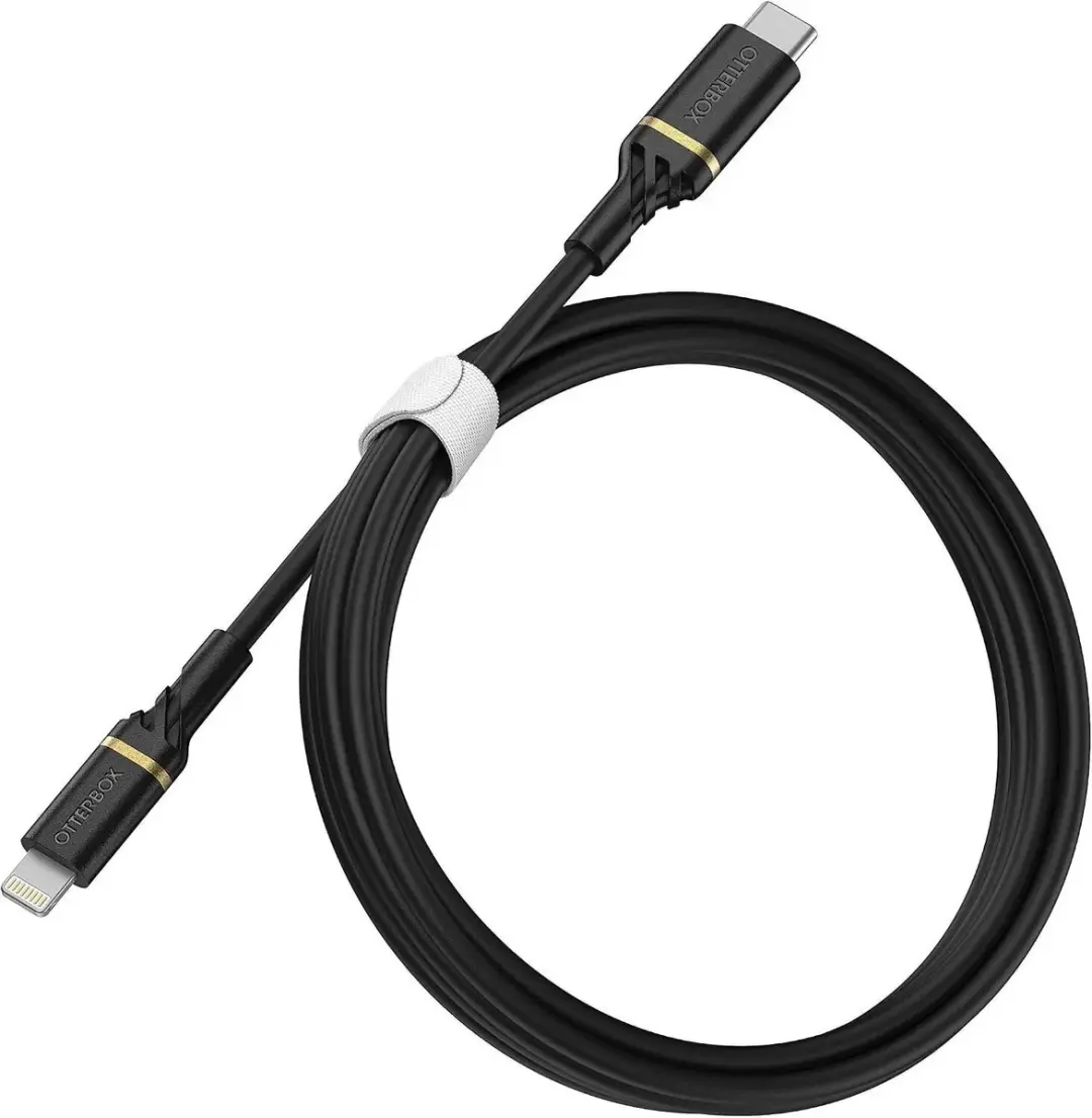 OtterBox USB-C naar Lightning kabel 1m - Zwart - afbeelding 5 van 6