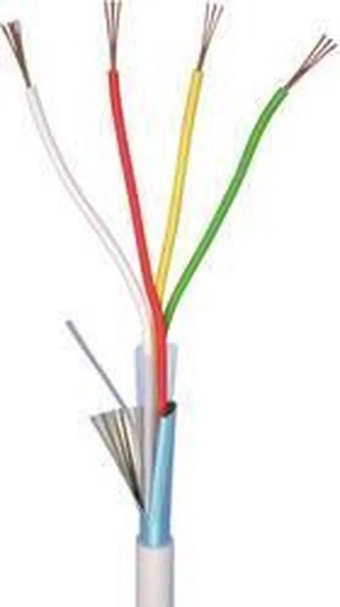 Elan 70I138 Alarmkabel LiYY 4x0.22mm² Wit 10m