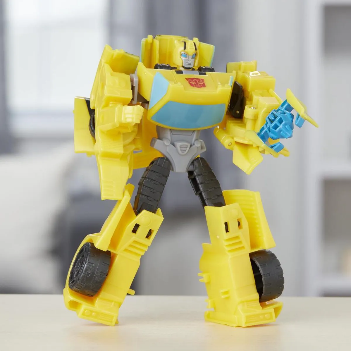 Transformers Cyberverse Warrior Class Actiefiguur - Geel