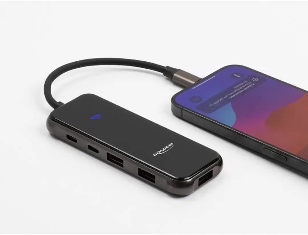 Delock 92001 USB-C Docking Station 4K - Antraciet - afbeelding 4 van 5