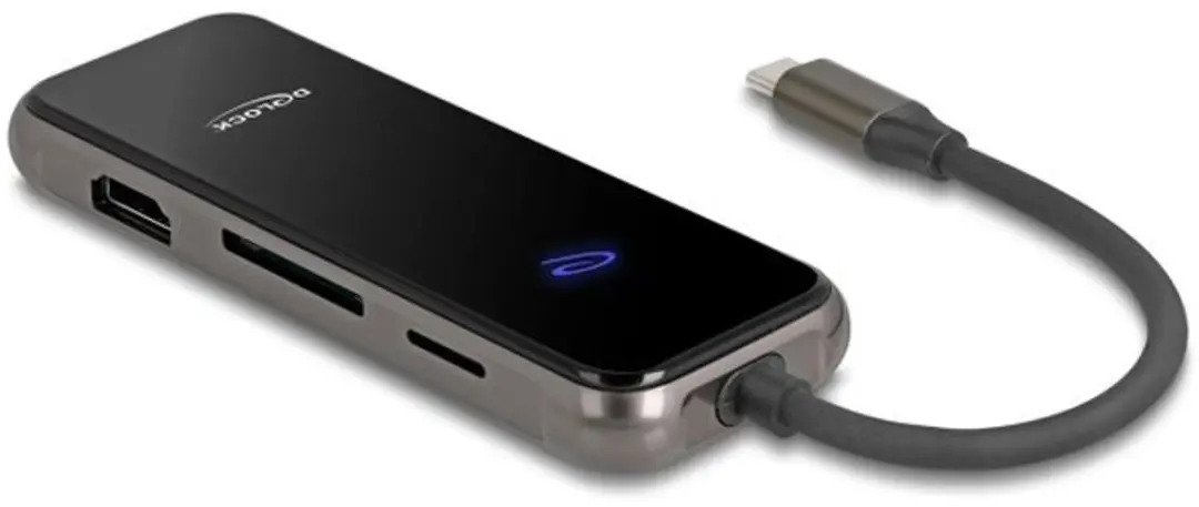 Delock 92001 USB-C Docking Station 4K - Antraciet - afbeelding 5 van 5