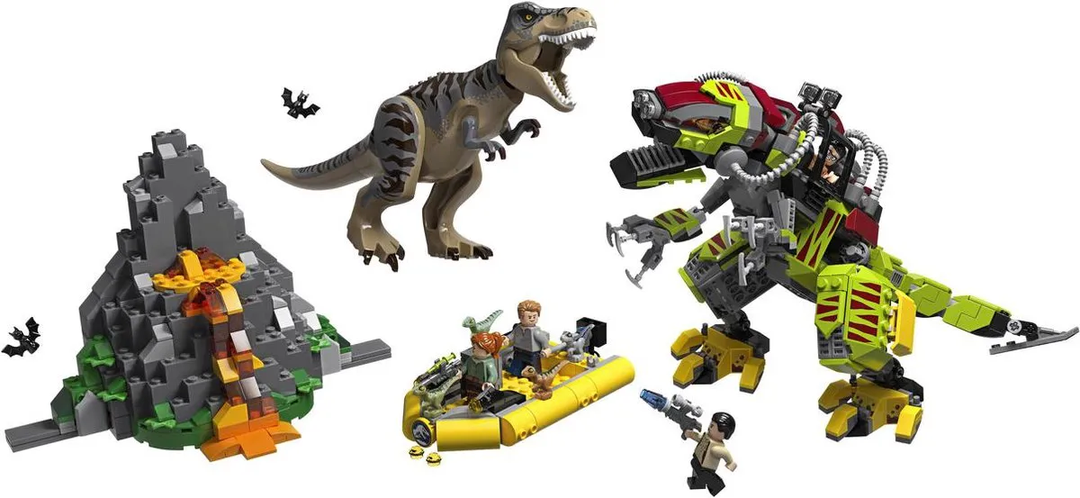 LEGO Jurassic World T. Rex vs. Dinomecha Gevecht 75938 - 716 Stukken