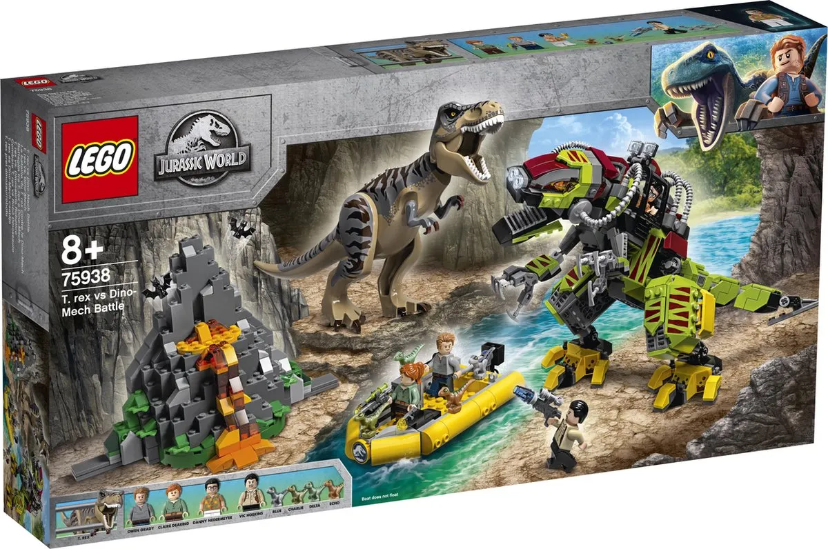 LEGO Jurassic World T. Rex vs. Dinomecha Gevecht 75938